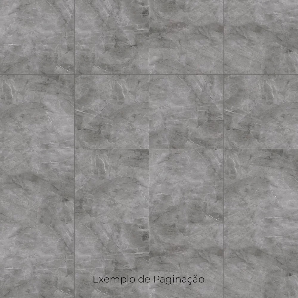 Porcelanato Polido 84x84cm Caixa 2,80m² Delta Pulpis Grafite Retificado - 2204