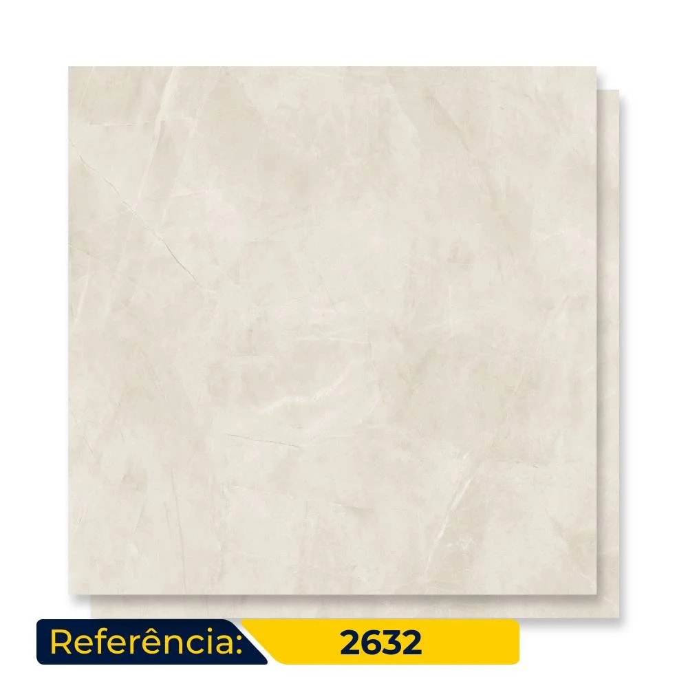 Porcelanato Polido 84x84cm Caixa 2,80m² Delta Pulpis Sand Retificado - 2632