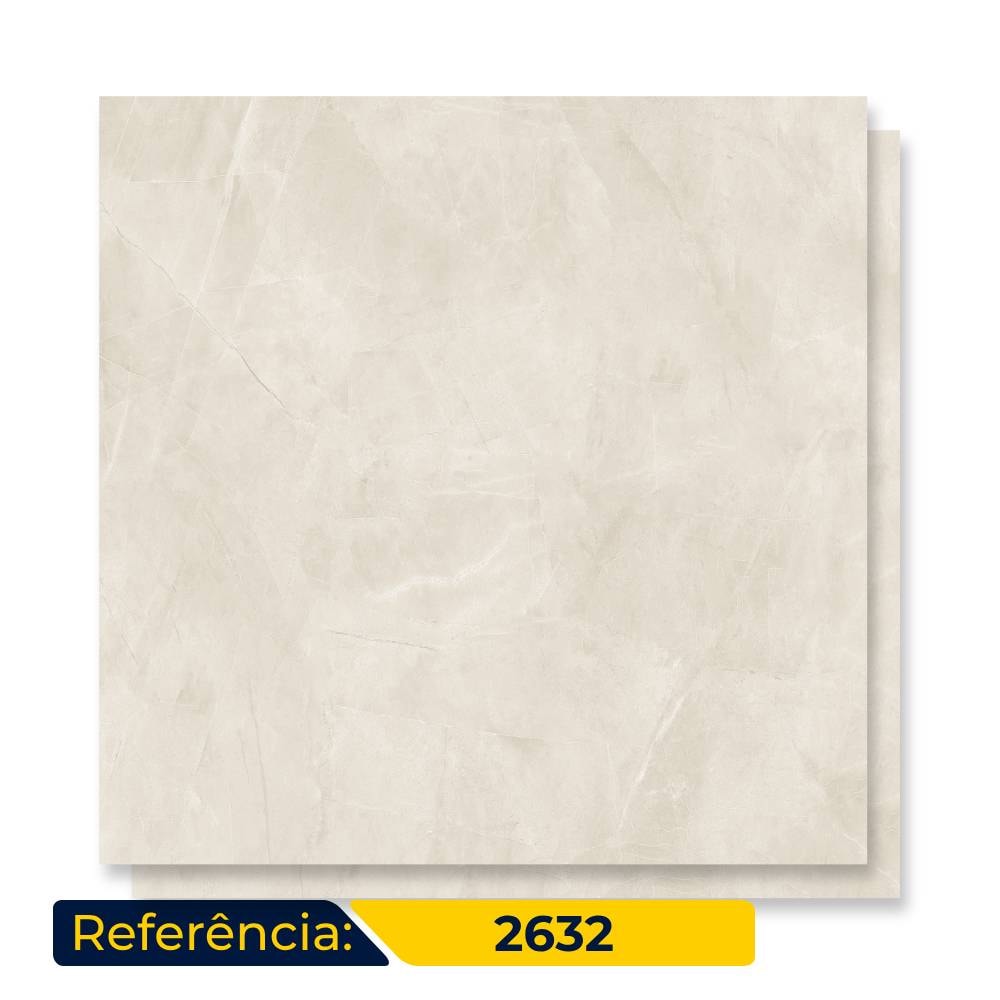 Porcelanato Polido 84x84cm Caixa 2,80m² Delta Pulpis Sand Retificado - 2632