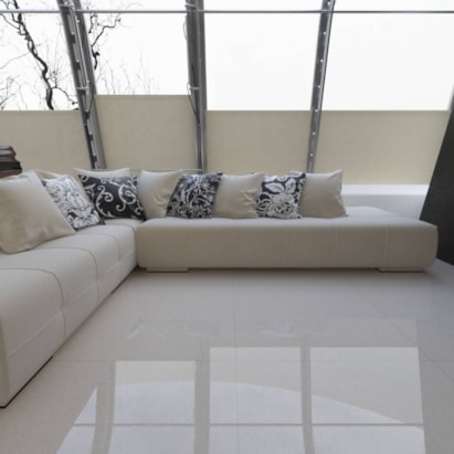 Porcelanato Polido 84x84cm Caixa 2,80m² Delta Victoria Sand Retificado - 2256