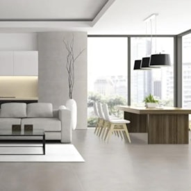 Porcelanato Polido 87,7x87,7cm Caixa 1,54m² Portinari York Wh Retificado - 61310