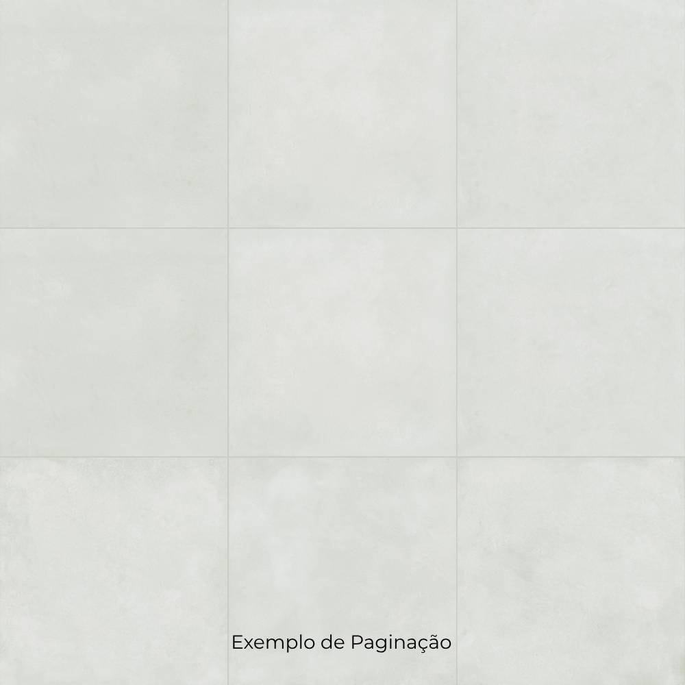 Porcelanato Polido 90,5x90,5cm Caixa 2,46m² Villagres Copan Off White Retificado - 910014