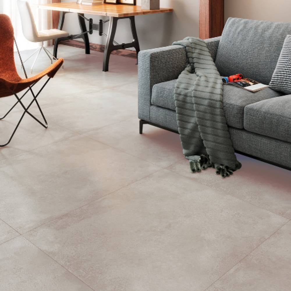 Porcelanato Polido 90,5x90,5cm Caixa 2,46m² Villagres Copan Silver Retificado - 910013