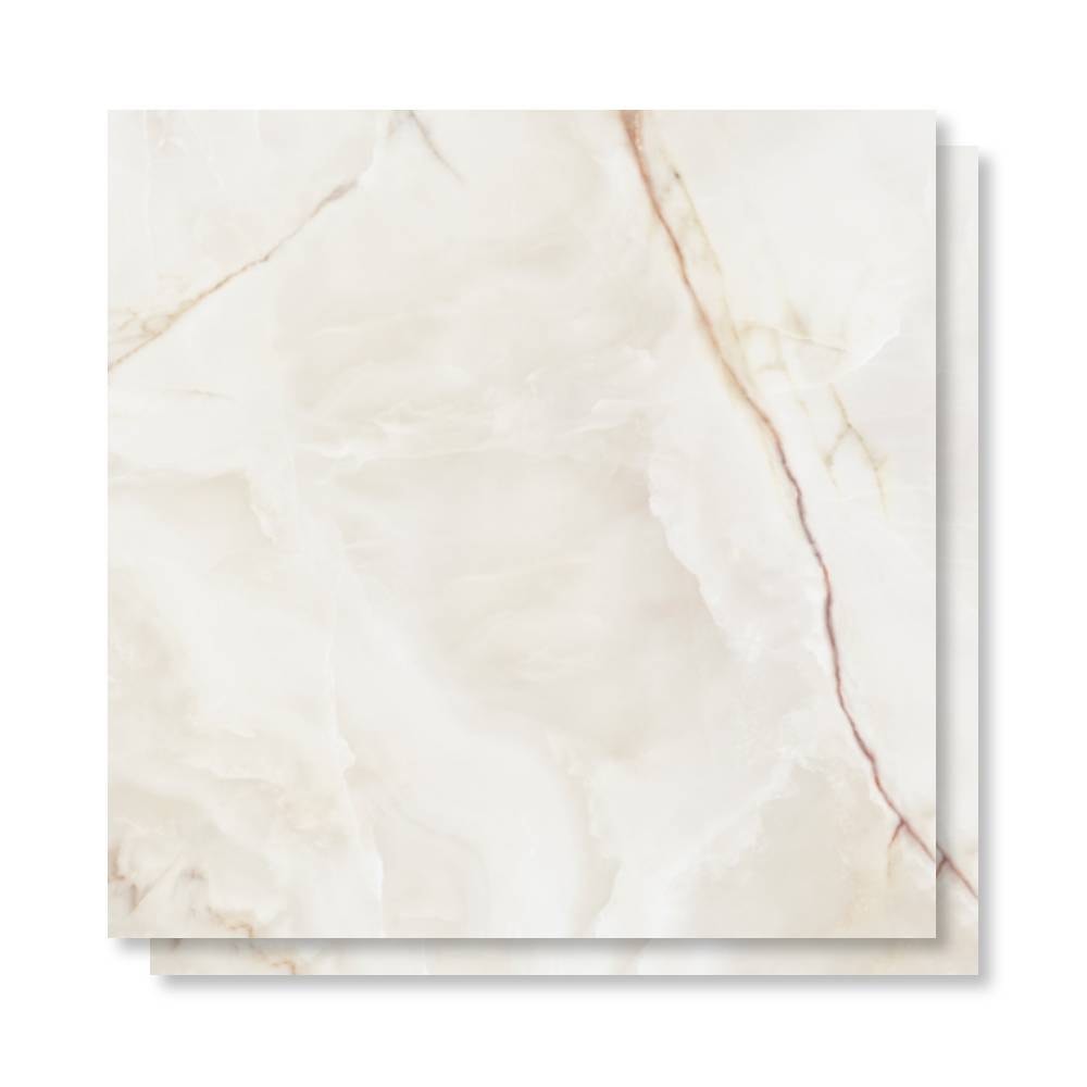 Porcelanato Polido 90,5x90,5cm Caixa 2,46m² Villagres Palazzo Ducale Retificado - 910020