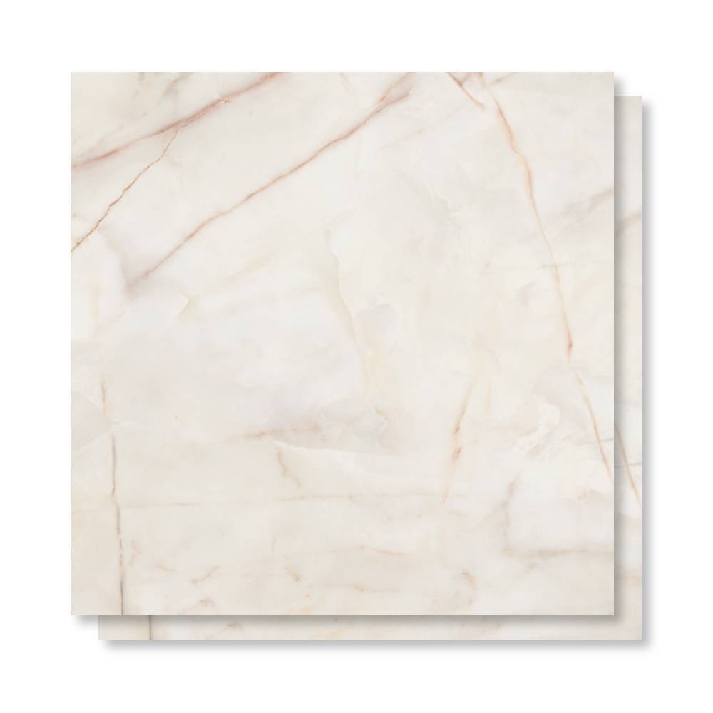 Porcelanato Polido 90,5x90,5cm Caixa 2,46m² Villagres Palazzo Ducale Retificado - 910020