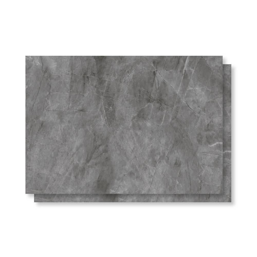Porcelanato Polido 90x120cm Caixa 2,16m² Delta Pulpis Grafite Retificado - 2996