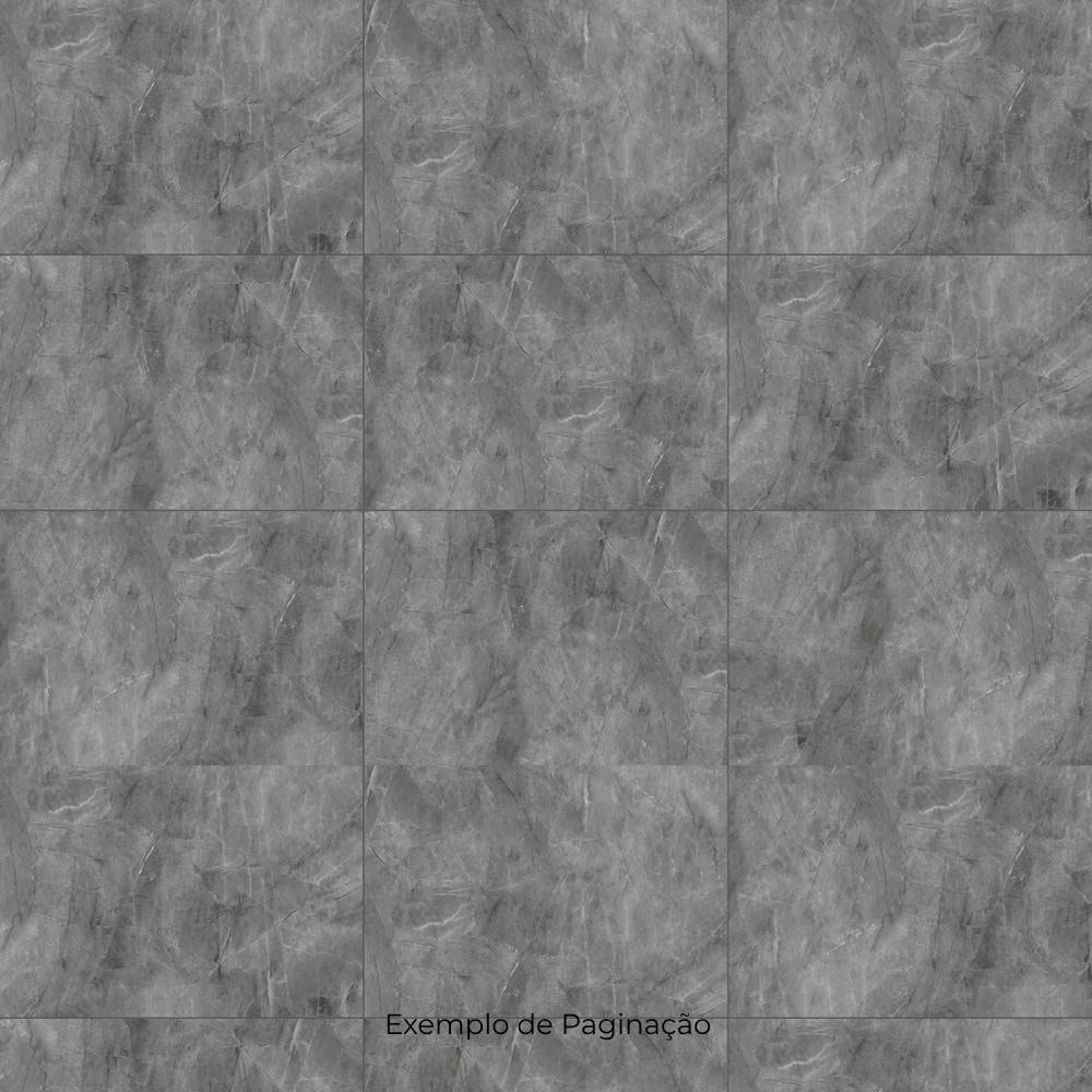 Porcelanato Polido 90x120cm Caixa 2,16m² Delta Pulpis Grafite Retificado - 2996