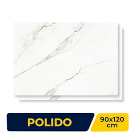Porcelanato Polido 90x120cm Caixa 2,16m² Delta Vene Doro Retificado - 3118