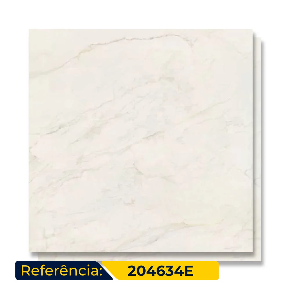 Porcelanato Polido 90x90cm Caixa 1,61m² Portobello Apuano Oro Retificado - 204634E