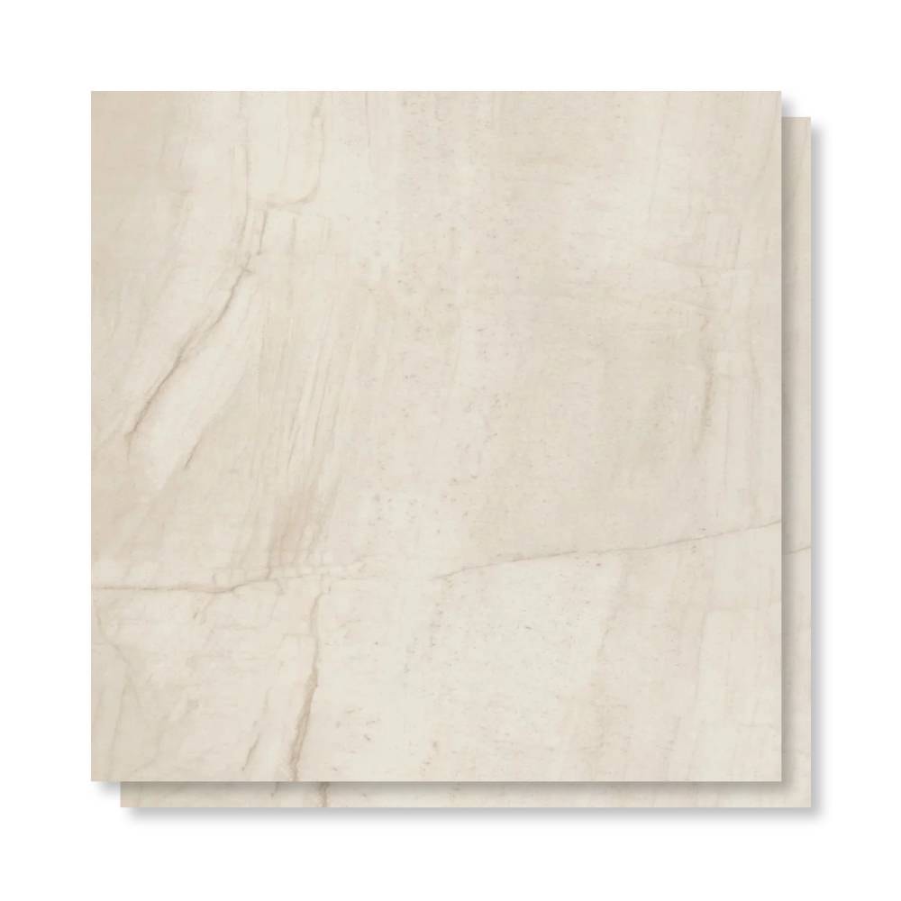 Porcelanato Polido 90x90cm Caixa 1,61m² Portobello Blanc Caramelo Retificado - 12291