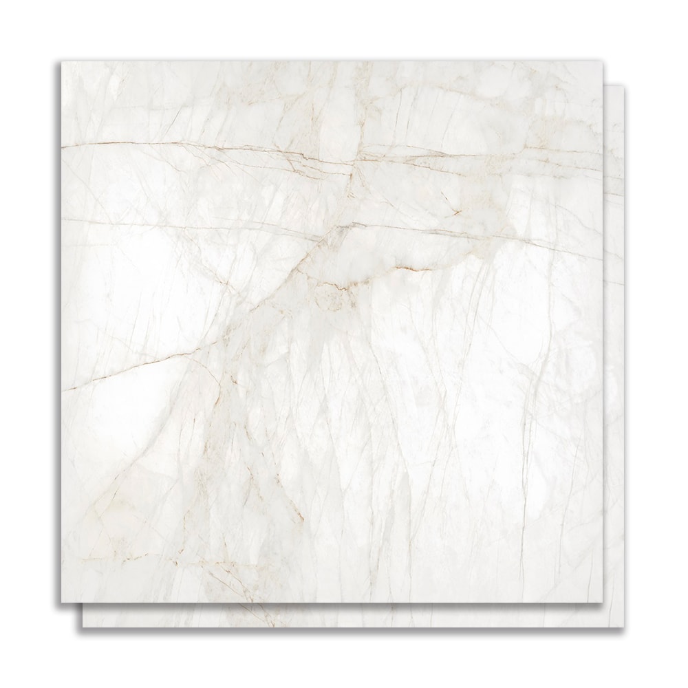 Porcelanato Polido 90x90cm Caixa 2,40m² Incepa Marmo Real Retificado - INC04CZ0005A