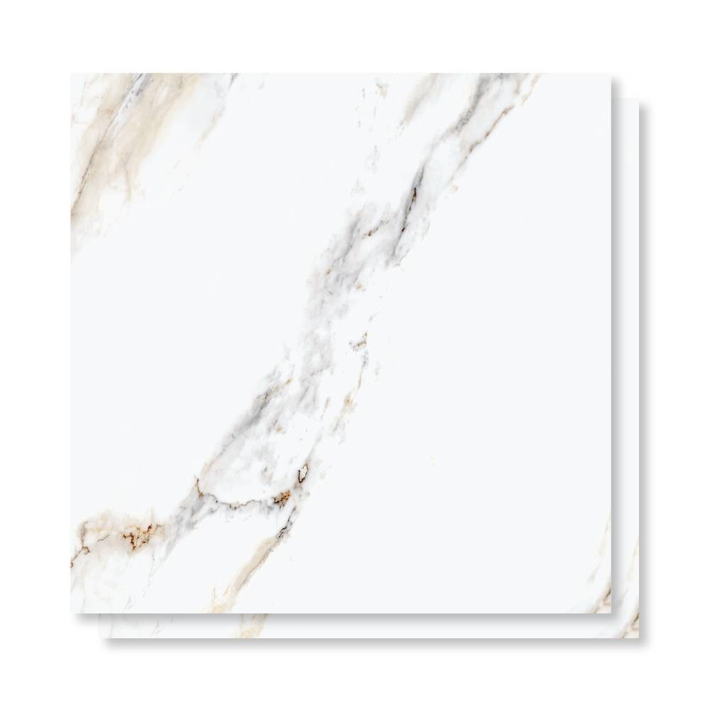 Porcelanato Polido 90x90cm Caixa 2,43m² Delta Dharma Oro Retificado - 2948