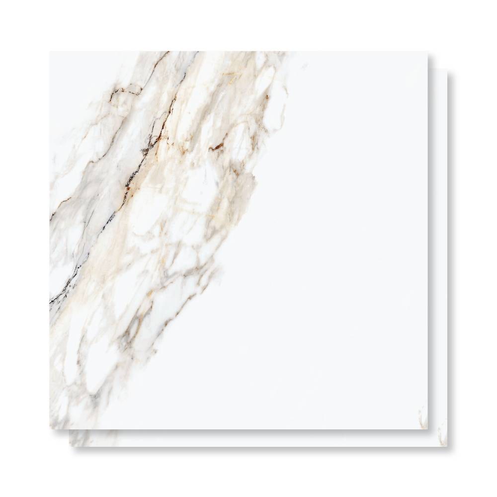 Porcelanato Polido 90x90cm Caixa 2,43m² Delta Dharma Oro Retificado - 2948