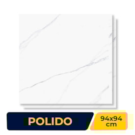 Porcelanato Polido 94x94cm Caixa 2,65m² Castelli Peterhof Lux Retificado - P94738