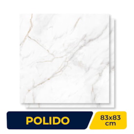Porcelanato Polido Castelli 83x83cm Castel Tasso Lux Retificado - P830420