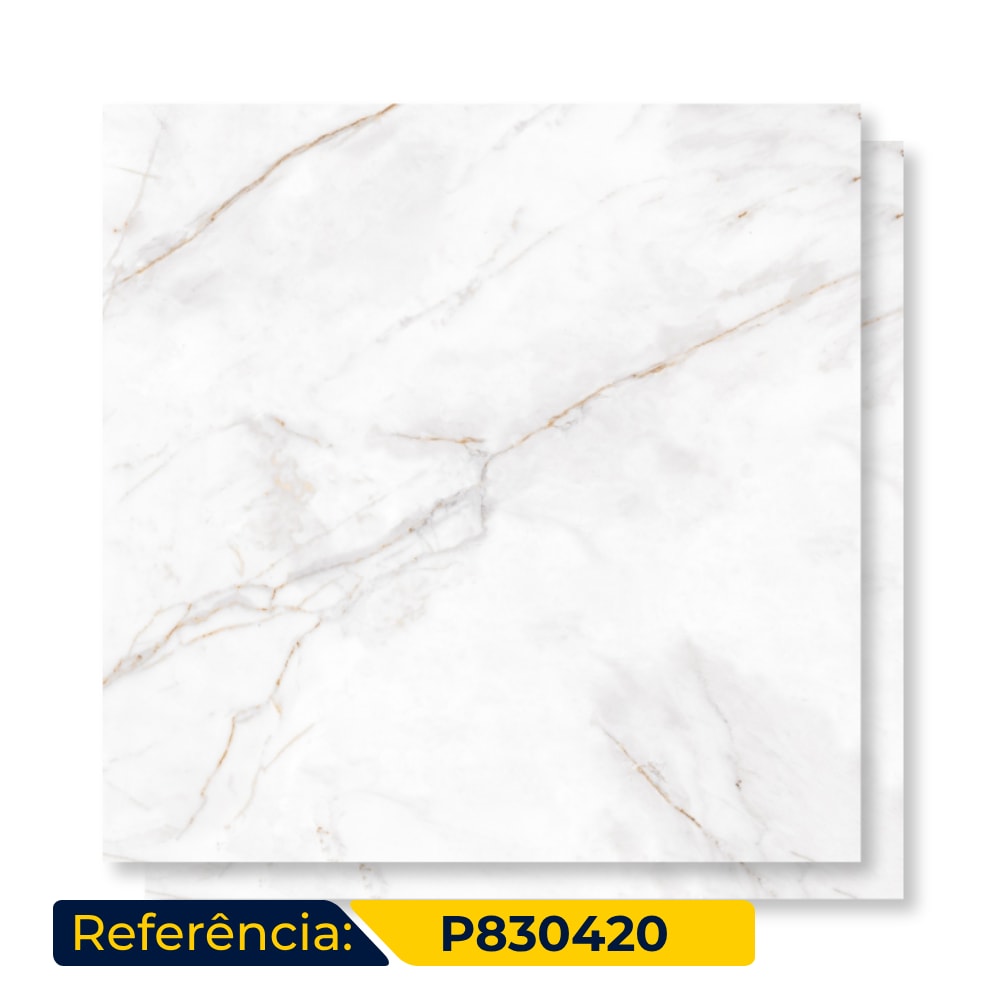Porcelanato Polido Castelli 83x83cm Castel Tasso Lux Retificado - P830420