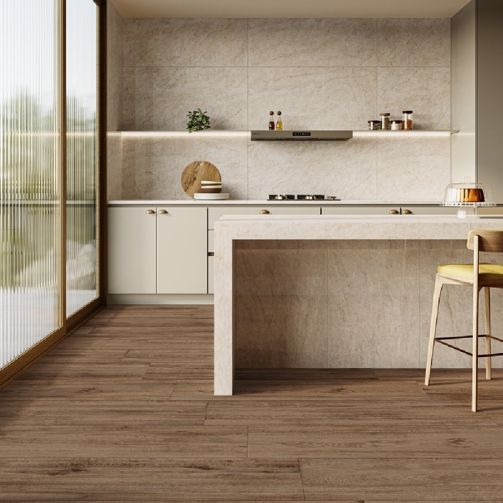 Porcelanato Polido Damme 62x121cm Taj Mahal Retificado - PR12325