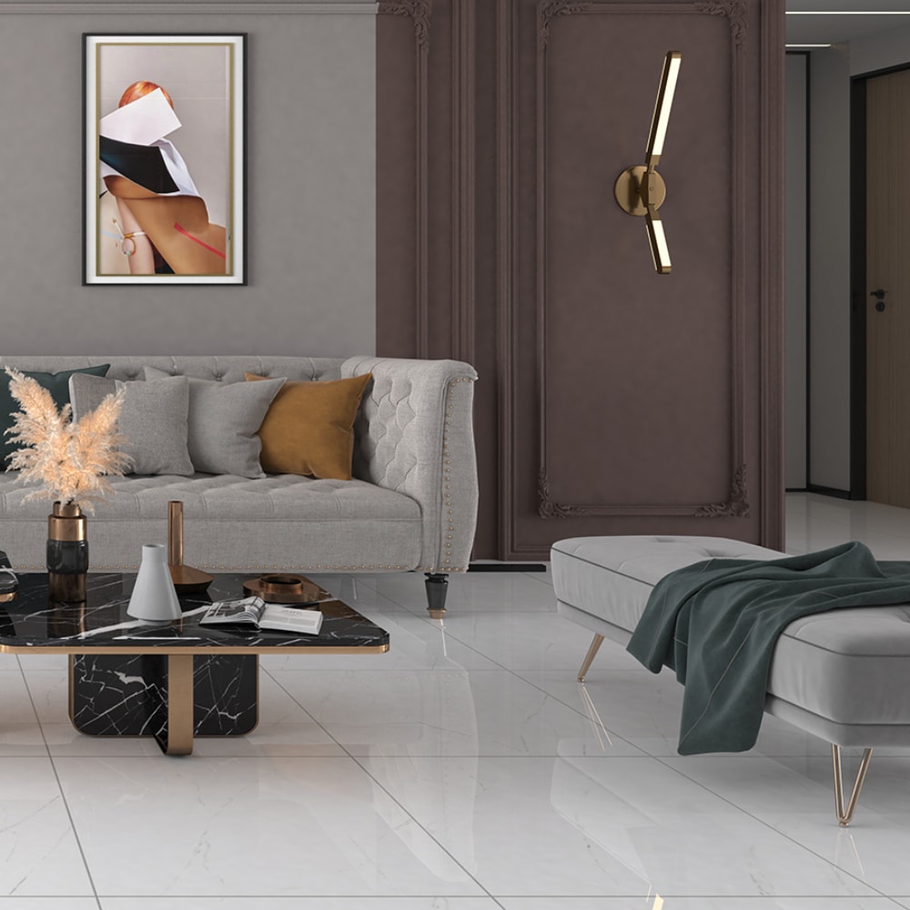 Porcelanato Polido Delta 70x70cm Ampato Retificado - 3159
