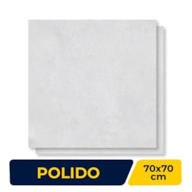 Porcelanato Polido Delta 70x70cm Dallas Light Gray Retificado - 3222
