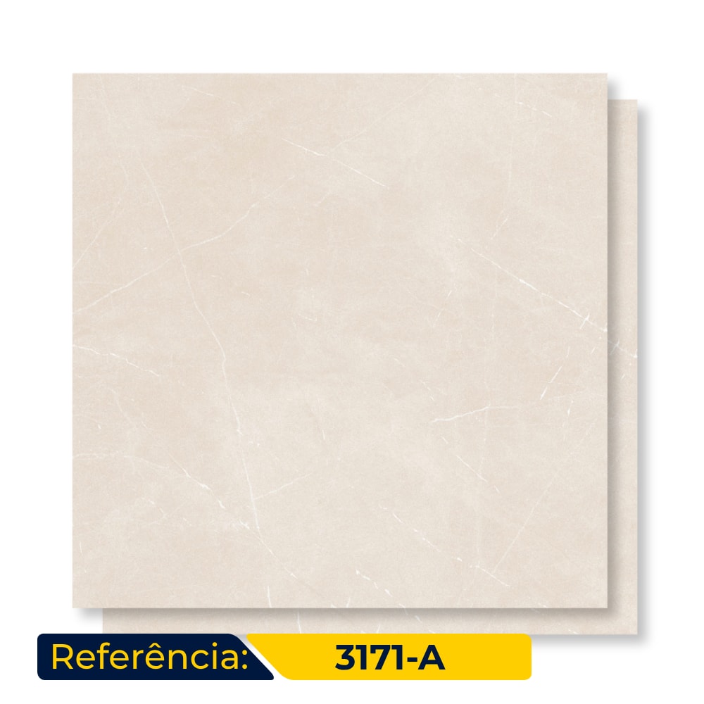 Porcelanato Polido Delta 70x70cm Robledo Nude Retificado - 3171