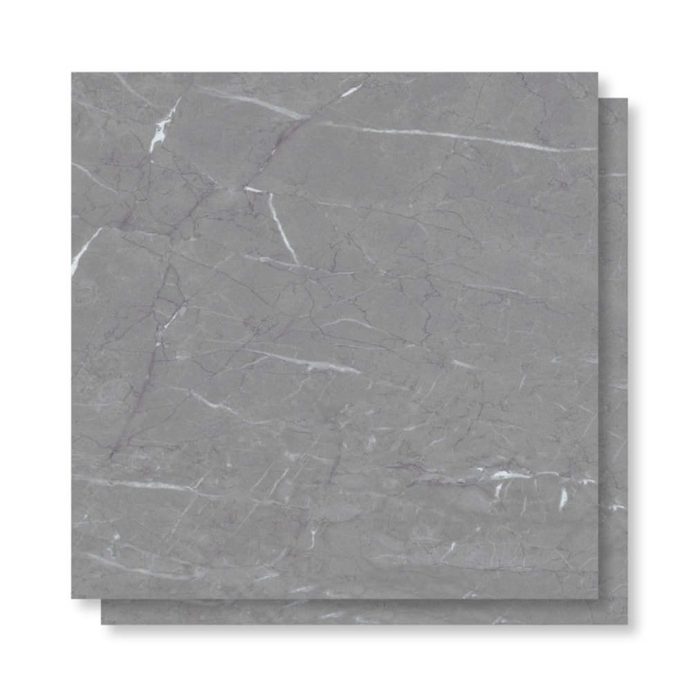 Porcelanato Polido Delta 90x90cm Armani Grigio Retificado - 3003