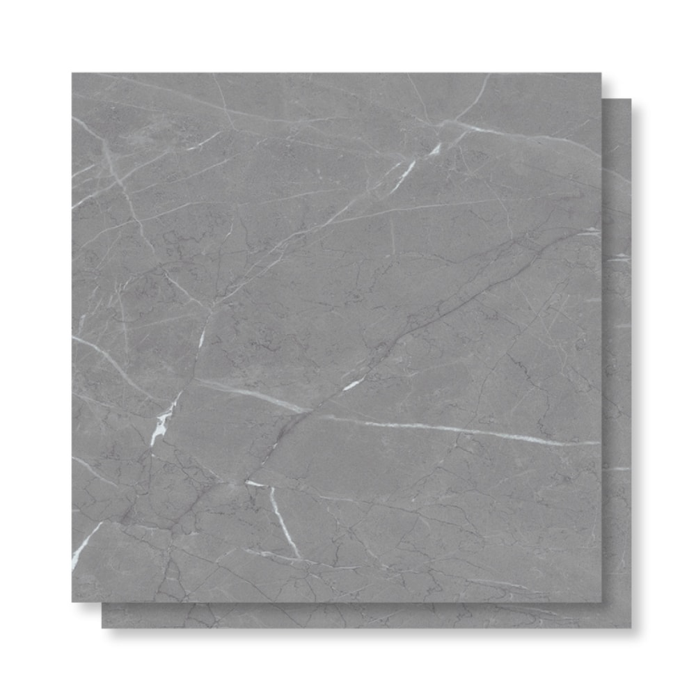 Porcelanato Polido Delta 90x90cm Armani Grigio Retificado - 3003
