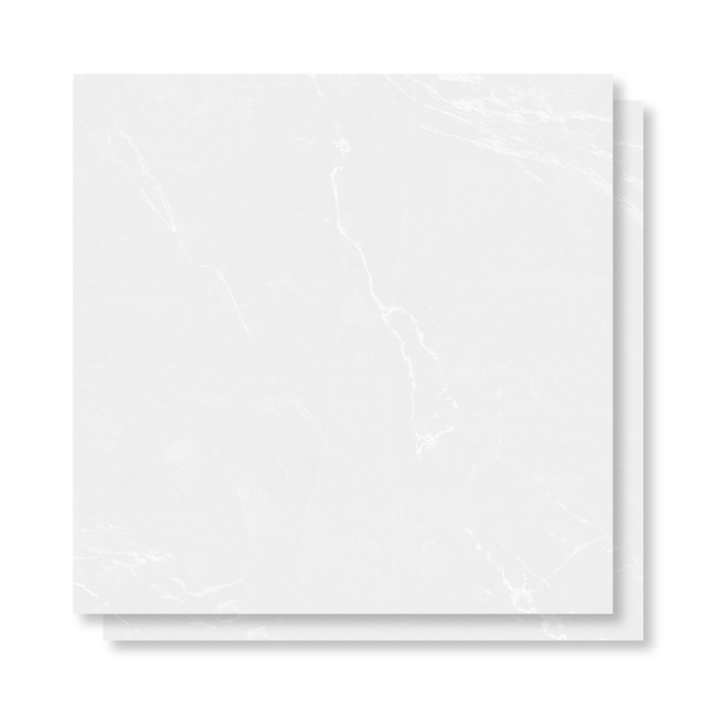 Porcelanato Polido Delta 90x90cm Mont Blanc Retificado - 2949