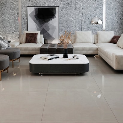Porcelanato Polido Delta 90x90cm Obelisco Avena Retificado - 2922