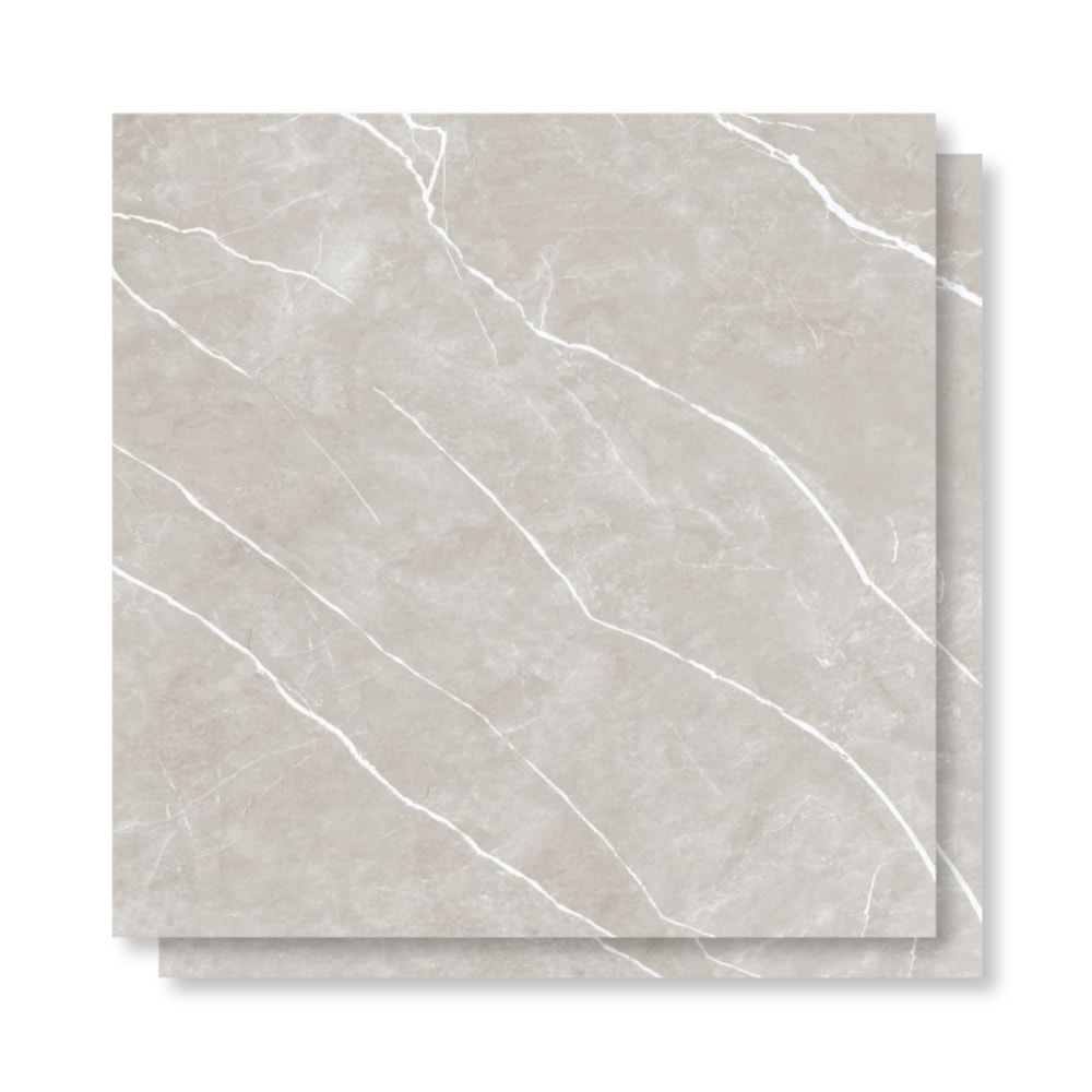 Porcelanato Polido Gaudi 81x81cm Aslan Gris Retificado - 83231