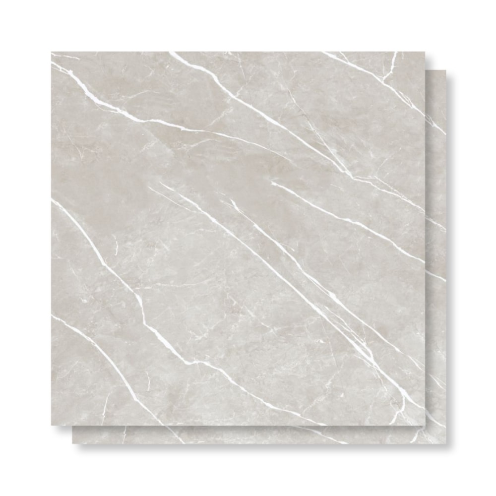 Porcelanato Polido Gaudi 81x81cm Aslan Gris Retificado - 83231