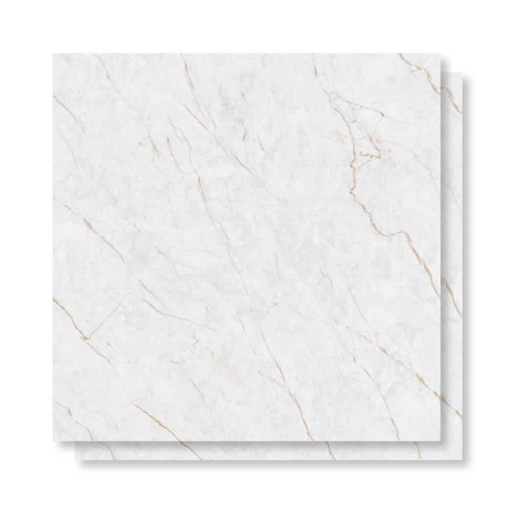 Porcelanato Polido Gaudi 81x81cm Aurum Ice Endless Retificado - 86811