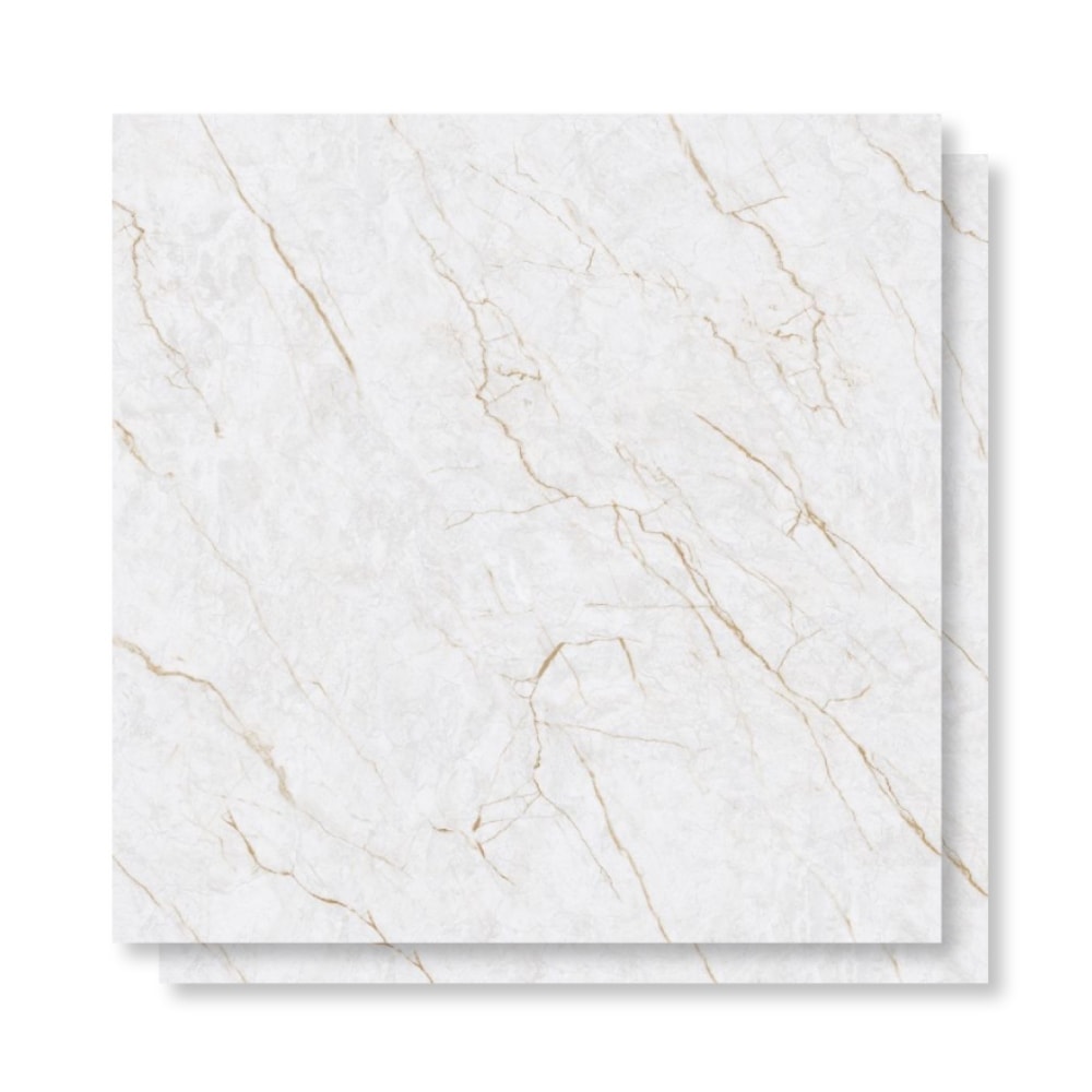 Porcelanato Polido Gaudi 81x81cm Aurum Ice Endless Retificado - 86811
