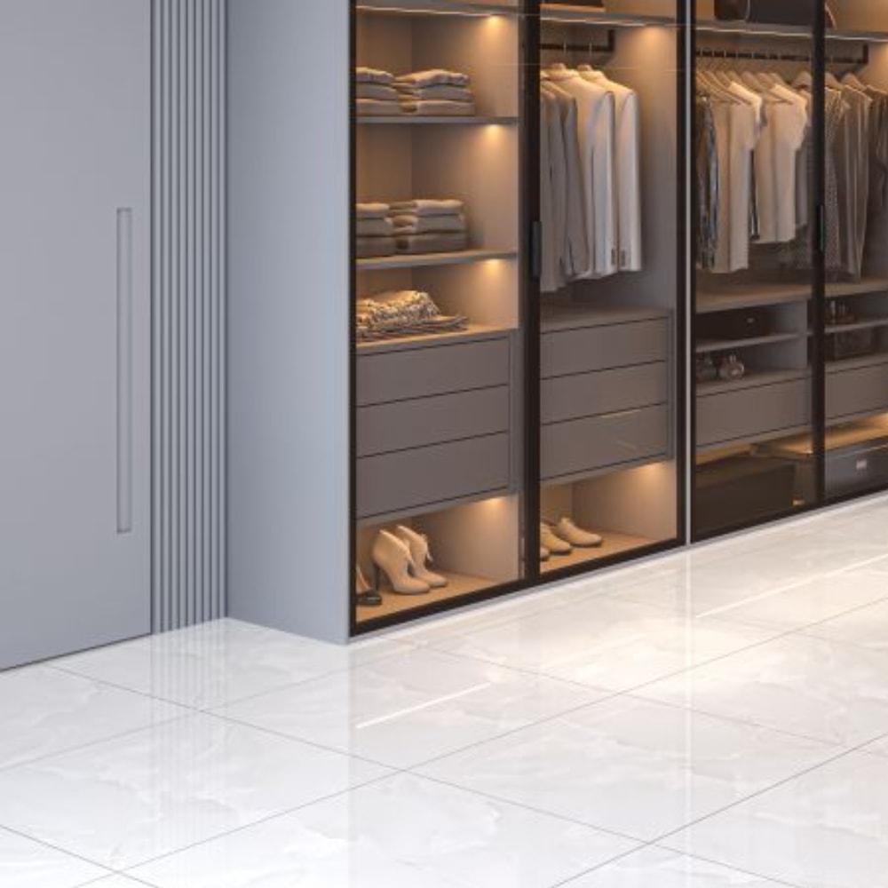 Porcelanato Polido Gaudi 81x81cm Lunaris Ice Retificado - 86921