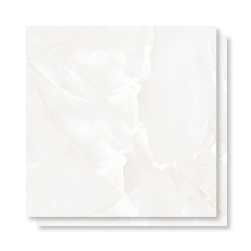 Porcelanato Polido Gaudi 81x81cm Lunaris Ice Retificado - 86921