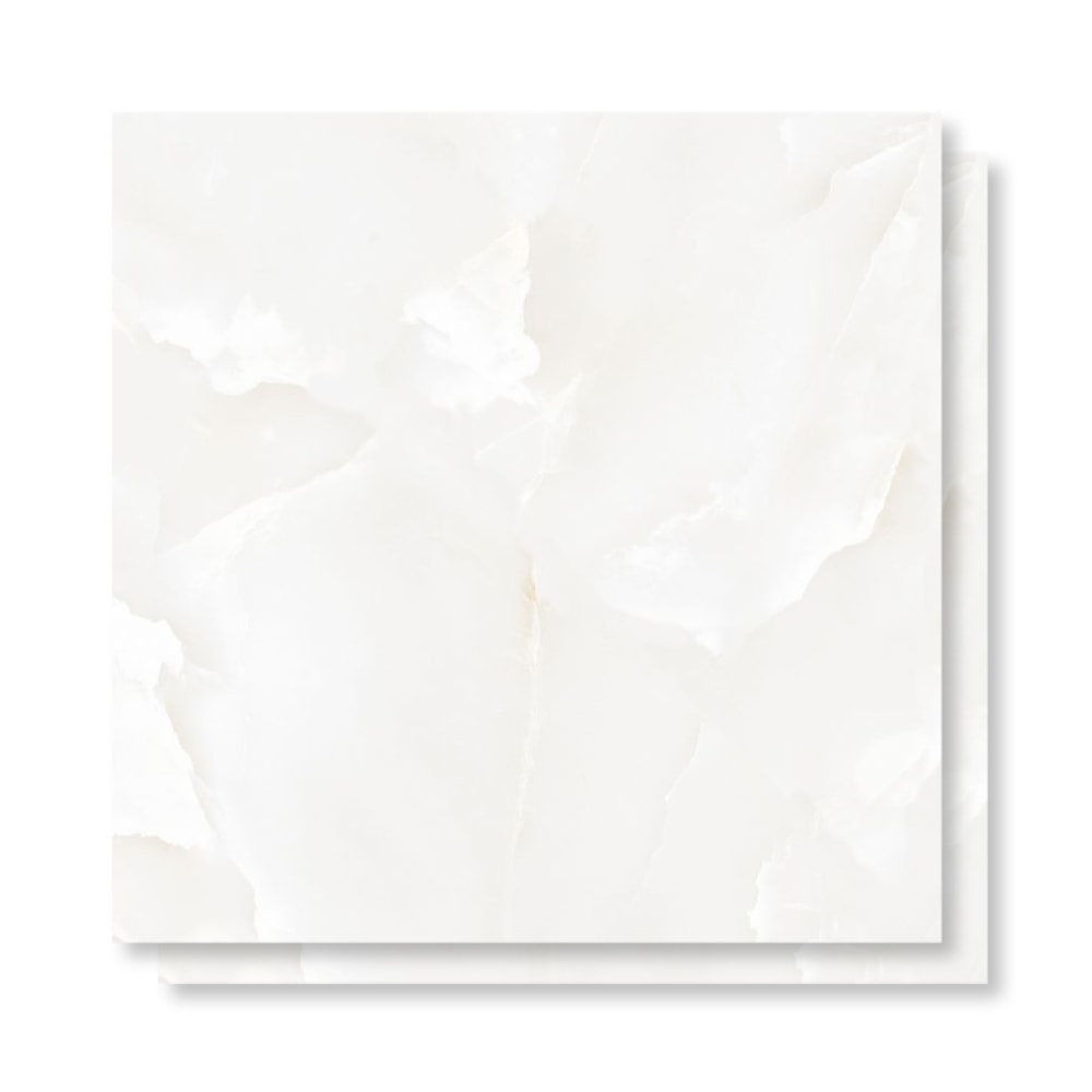 Porcelanato Polido Gaudi 81x81cm Lunaris Ice Retificado - 86921