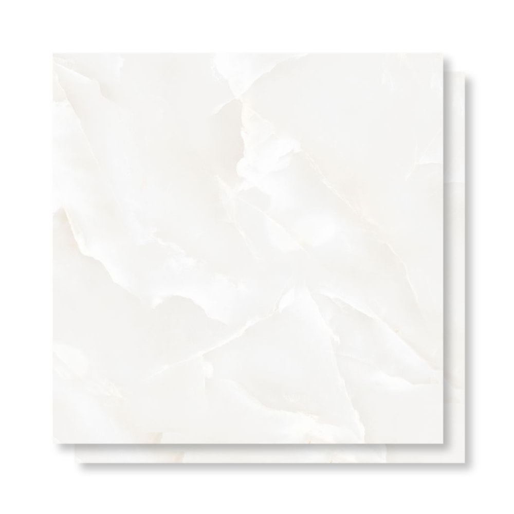 Porcelanato Polido Gaudi 81x81cm Lunaris Ice Retificado - 86921