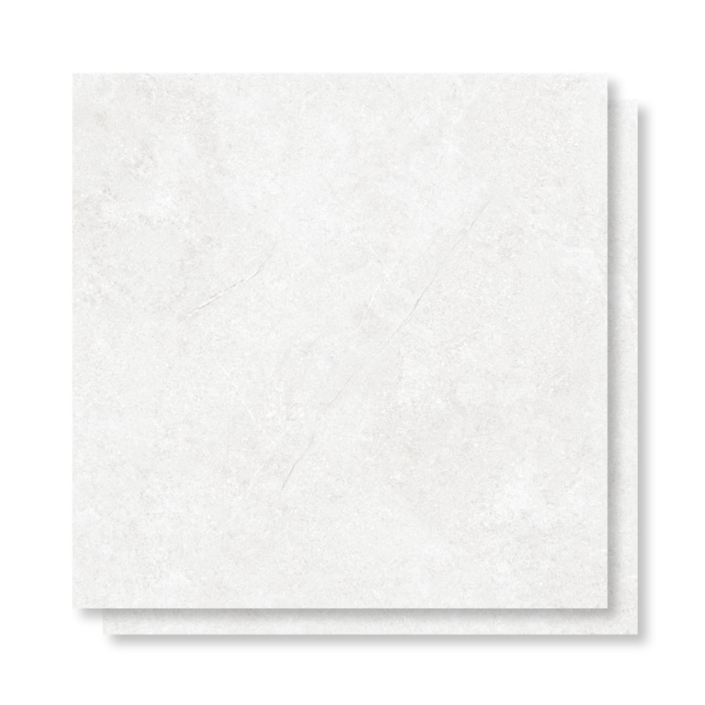 Porcelanato Polido Gaudi 81x81cm Majestic White Retificado - 82231