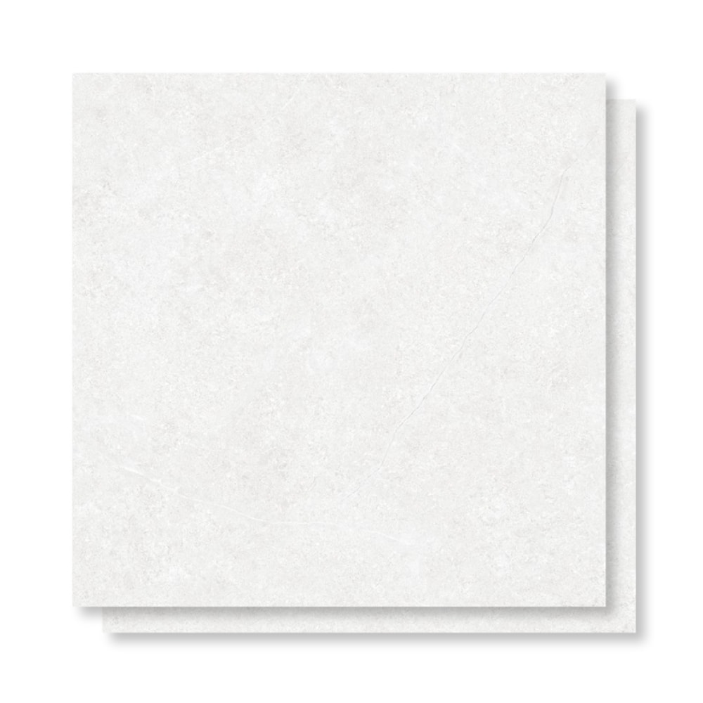 Porcelanato Polido Gaudi 81x81cm Majestic White Retificado - 82231