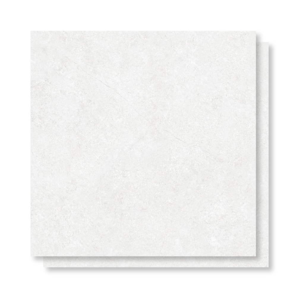 Porcelanato Polido Gaudi 81x81cm Majestic White Retificado - 82231