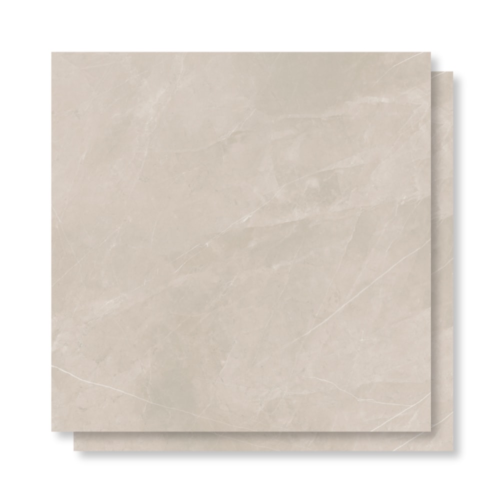 Porcelanato Polido Incepa 90x90cm Ortiz Bege Retificado - INC04DI0029