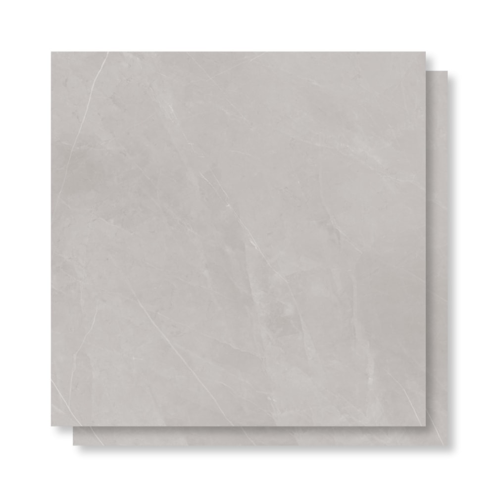Porcelanato Polido Incepa 90x90cm Ortiz Cinza Retificado - INC04DI0027
