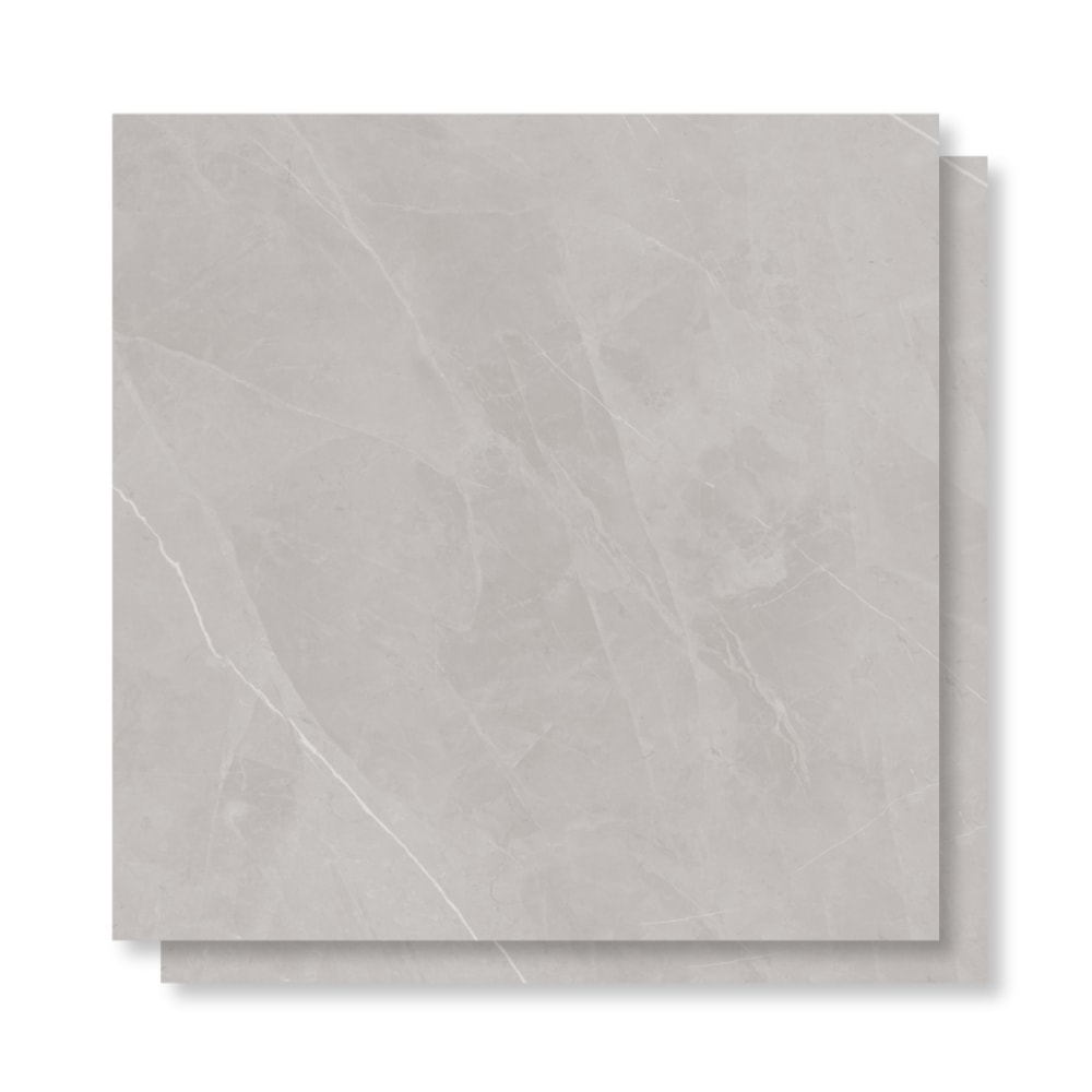 Porcelanato Polido Incepa 90x90cm Ortiz Cinza Retificado - INC04DI0027