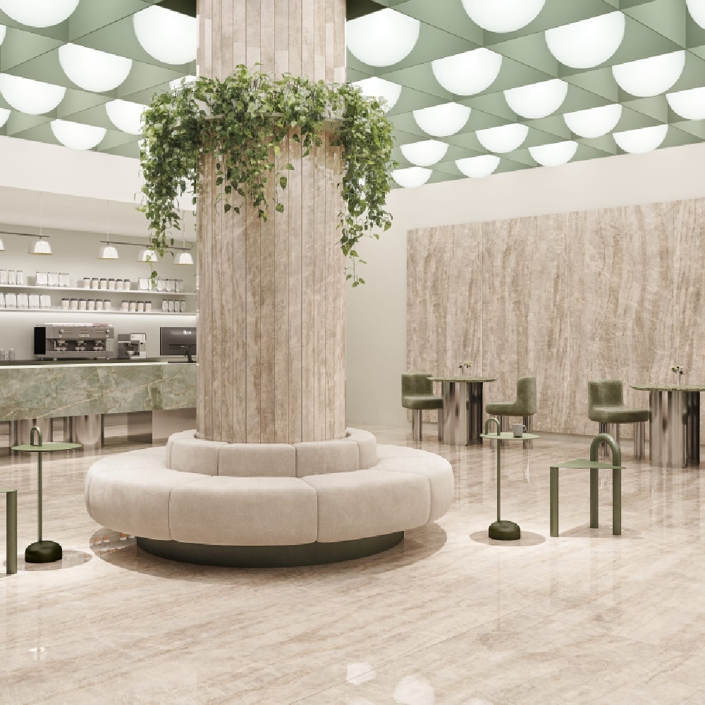 Porcelanato Polido Roca 120x250cm Taj Mahal Retificado - ROC04230019