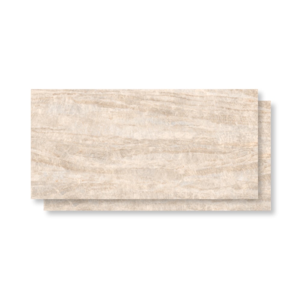 Porcelanato Polido Roca 120x250cm Taj Mahal Retificado - ROC04230019