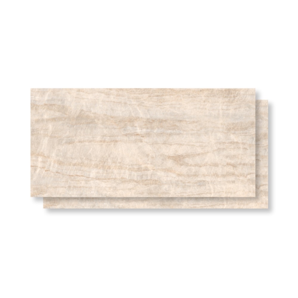 Porcelanato Polido Roca 120x250cm Taj Mahal Retificado - ROC04230019