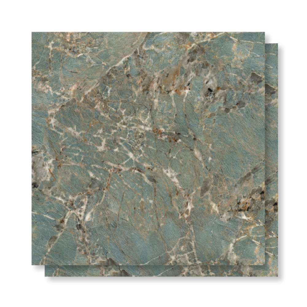 Porcelanato Polido Viarosa 71x71cm Amazonita Retificado - PTR71113