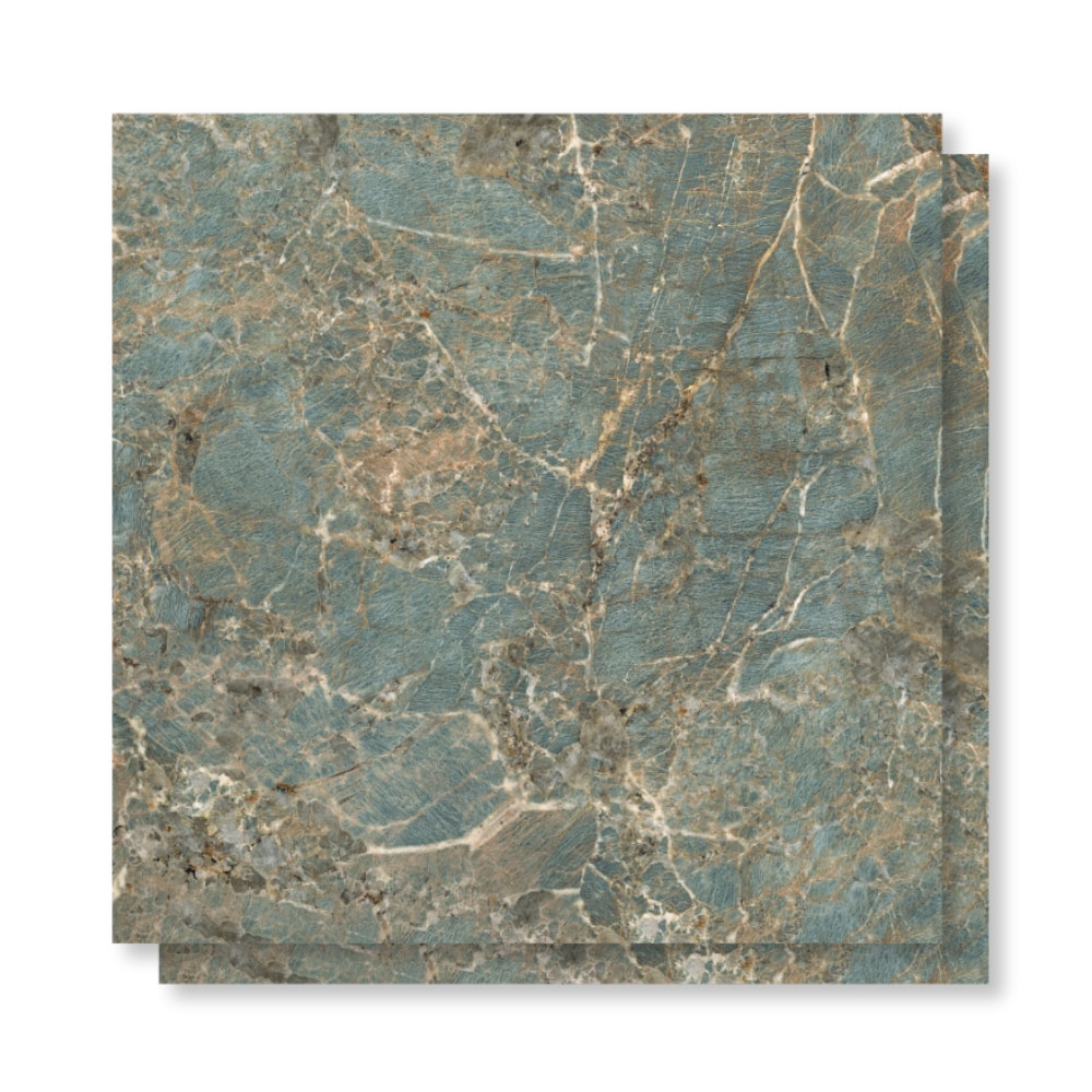 Porcelanato Polido Viarosa 71x71cm Amazonita Retificado - PTR71113