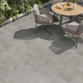 Porcelanato Soft Grip 91x91cm Caixa 2,48m² Savane Loft Gray Retificado