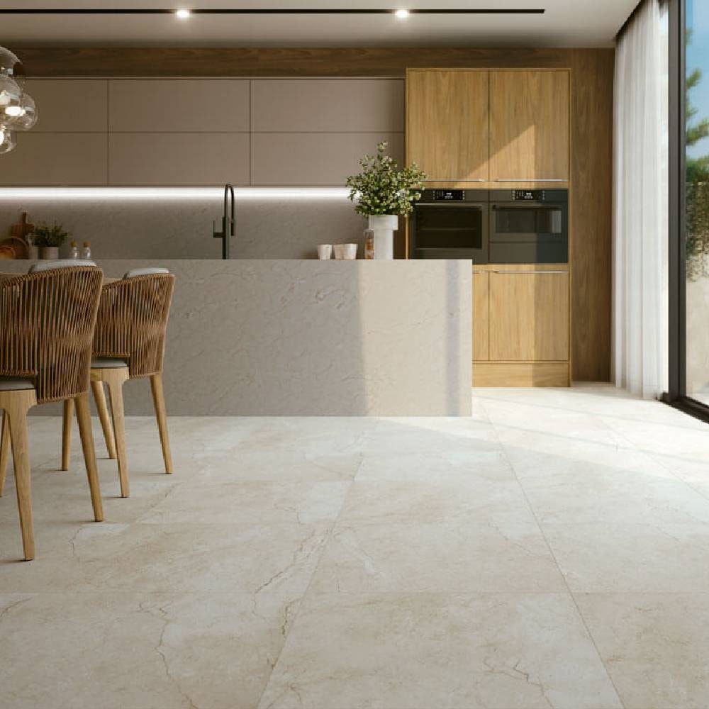 Porcelando Natural 108x108cm Caixa 2,33m² Villagres Fenzi Retificado - 108031