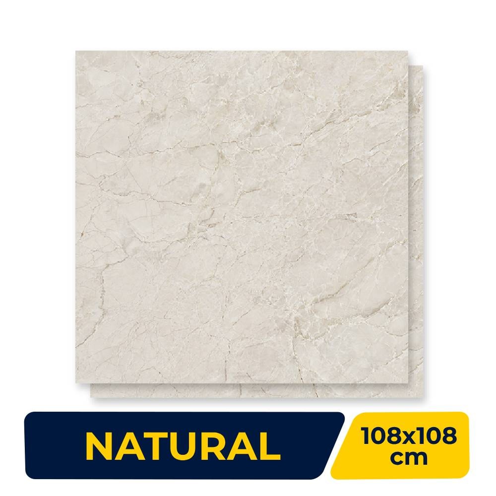 Porcelando Natural 108x108cm Caixa 2,33m² Villagres Fenzi Retificado - 108031